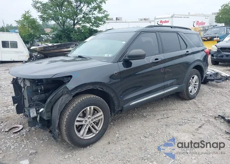 2020 Ford Explorer Xlt z USA, uszkodzony, nr VIN 1FMSK8DH0LGC72976